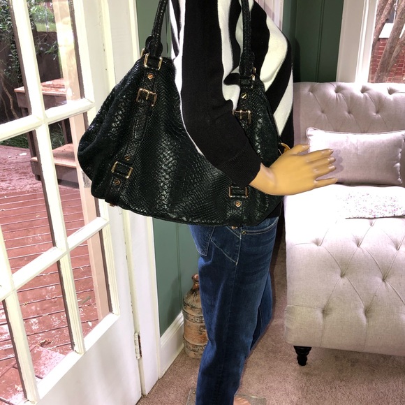 RARE Michael Kors Python Shoulder Bag - Picture 2 of 7